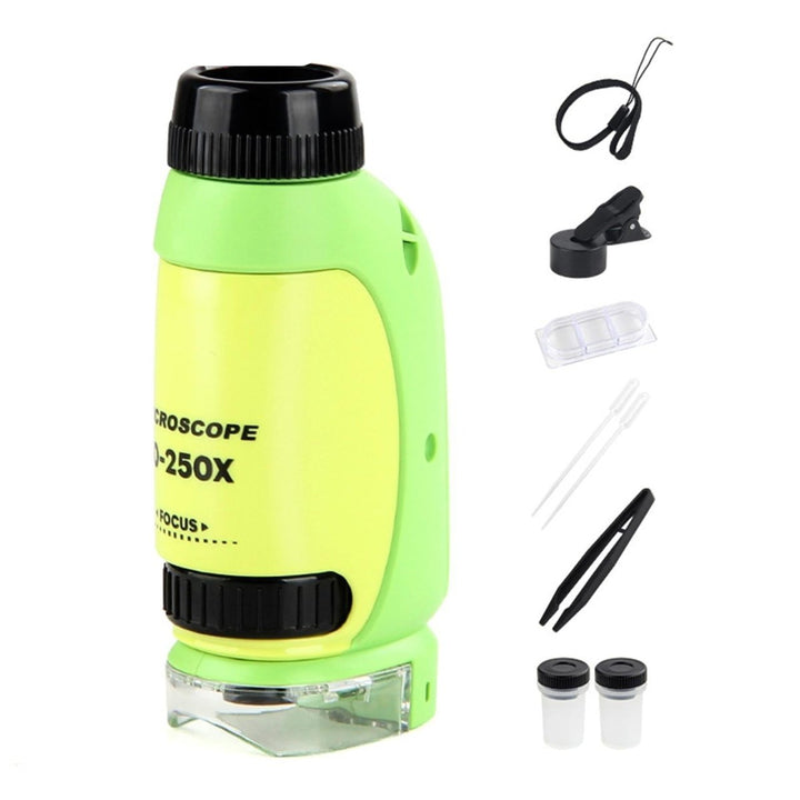 Portable Smart Microscope With 250x Magnification For Kids - AKT - 229A - Planet Junior