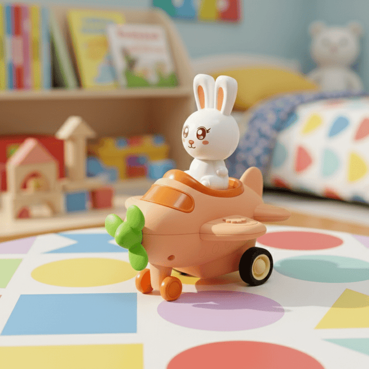 Press & Go Pilot – Rabbit Airplane - HFT-A780-78 - Planet Junior