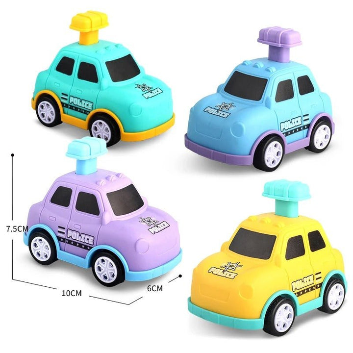 Press & Slide Police Car – Colorful, Fast & Full of Fun - SLT-668-38A - Planet Junior