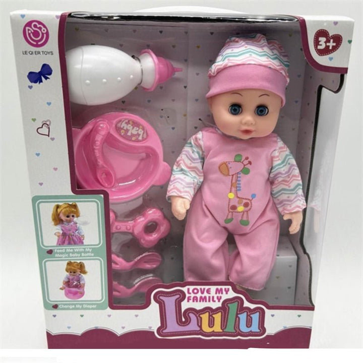 Pretend Cute Feeding Doll with Essentials - BLL - DL - 6699 - 85 - Planet Junior