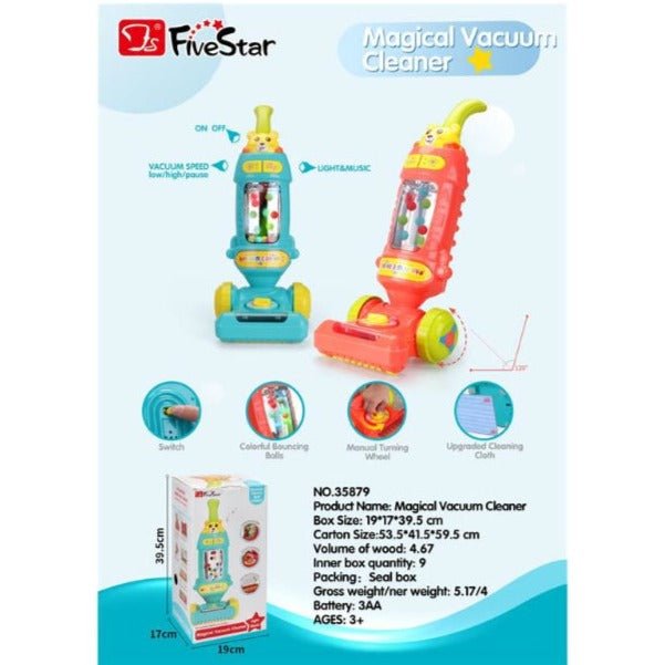 Pretend Play Vacuum Cleaner - BLL - MT - 35879 - Planet Junior