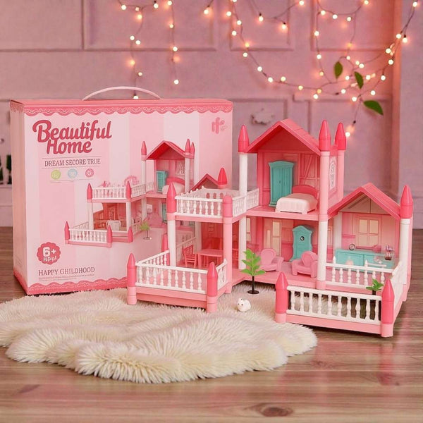 Princess Doll House Villa with Furniture - FF-462-04 - Planet Junior