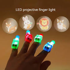 Projection Finger Beams LED Light for Kids | Pack of 4 - ZD135 - Planet Junior