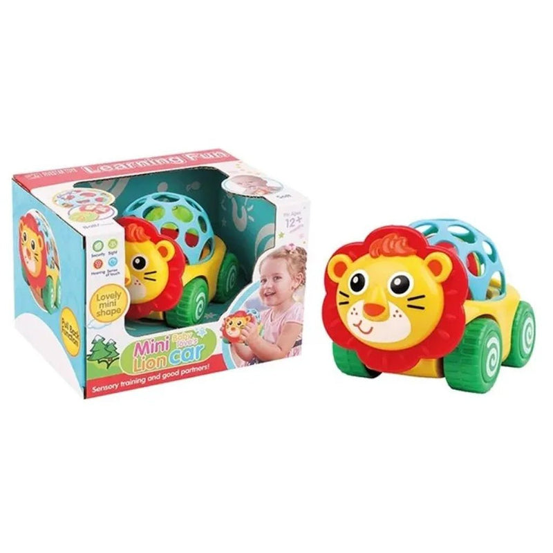 Pull Back Lion Car - BLL - DK - 35203 - Planet Junior