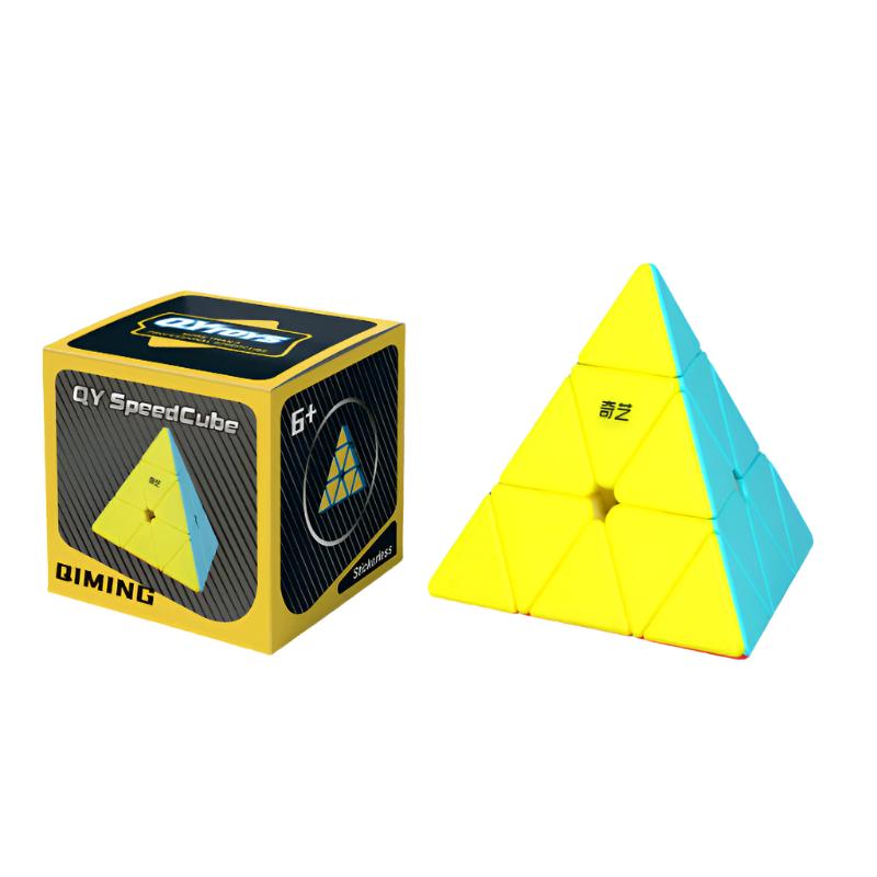 Qiyi Qiming 3x3 Pyramid Cube - BLL - MT - 511EQY - Planet Junior