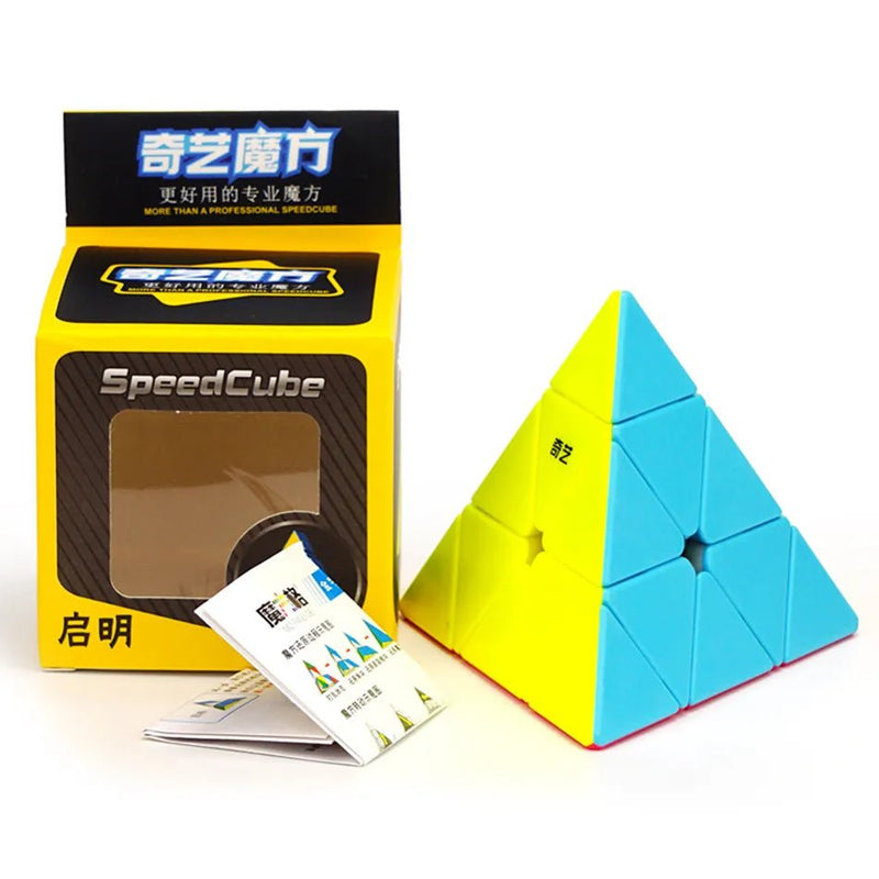 Qiyi Qiming 3x3 Pyramid Cube - BLL - MT - 511EQY - Planet Junior