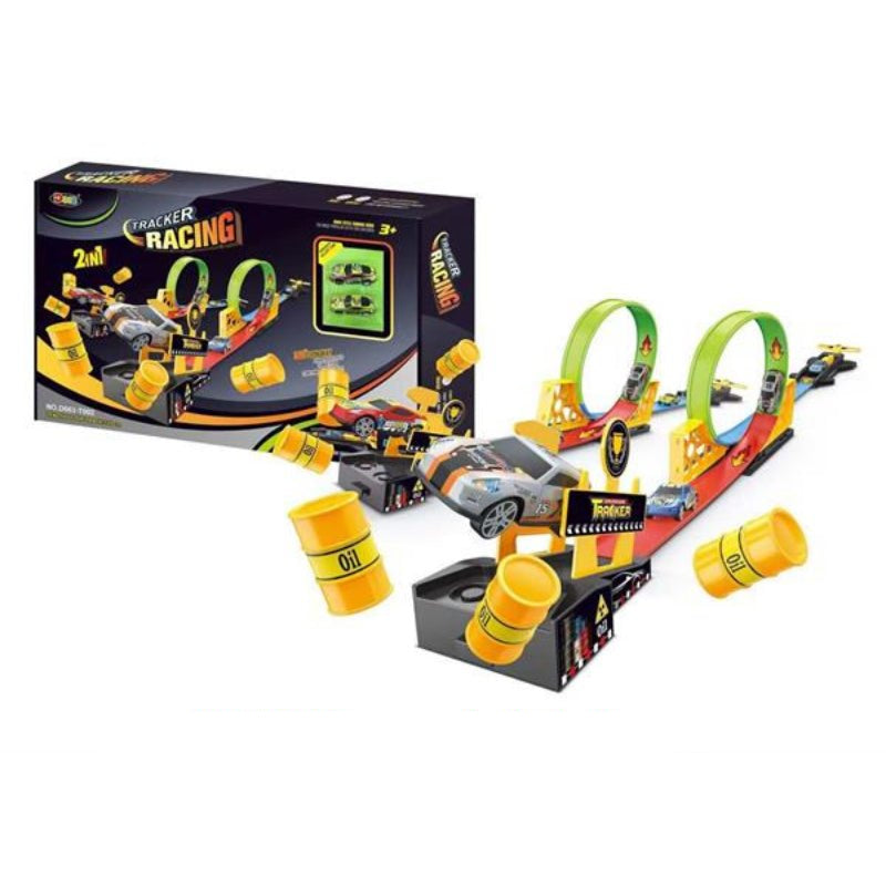 Race Car Track Set with Loop – Planet Junior