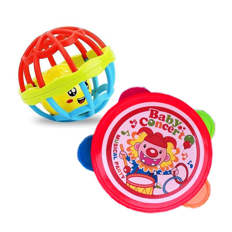 Rattles and Teether | Set of 8 Pcs - SLTD71 - Planet Junior