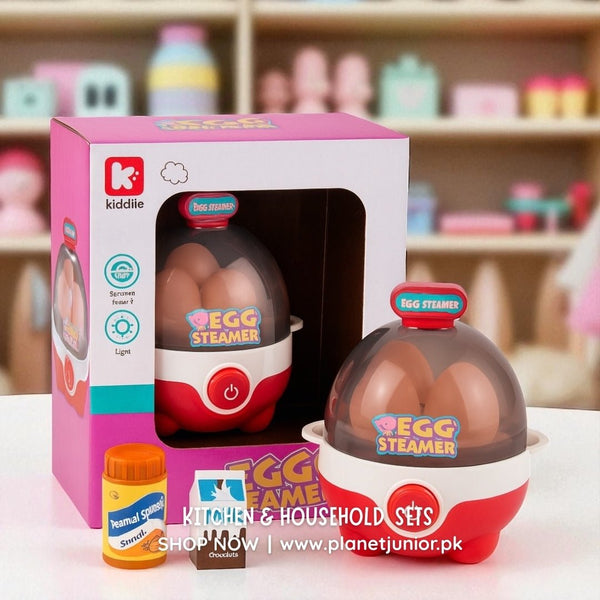 Realistic Egg Steamer with Music and Lights - BLL - GT - 777AG - Planet Junior