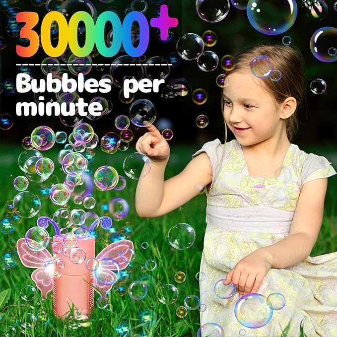 Rechargeable Magical Butterfly Bubble Machine - 558 - 4 - Planet Junior