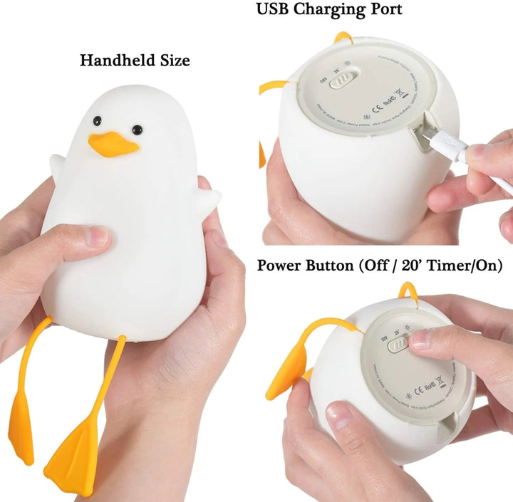 Rechargeable Squishy Seagull Night Light Lamp - ZT117 - Planet Junior