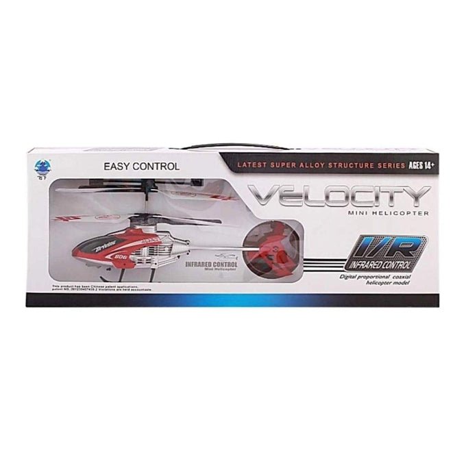 Remote Control 2.5 Channel Velocity Rechargeable Helicopter - BL806 - Planet Junior