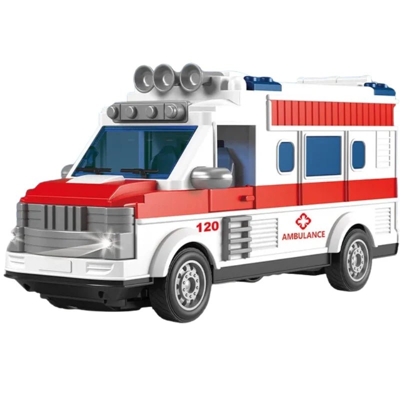 Remote Control Ambulance Model with Light and Sound - AKT091453 - Planet Junior