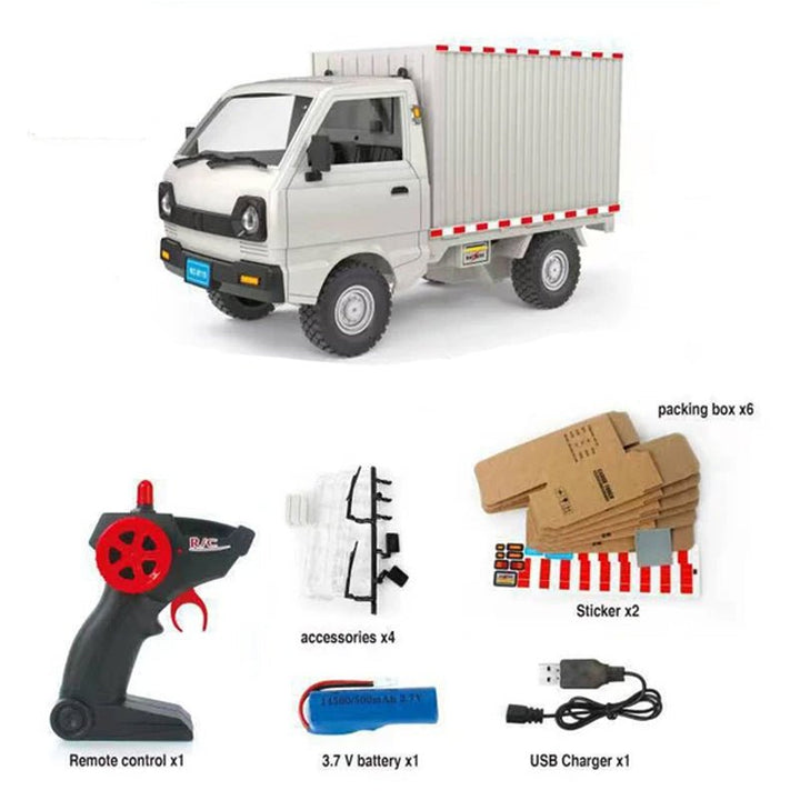 Remote Control Cargo Truck with LED Lights & Music - Planet Junior