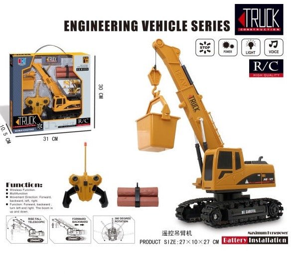 Remote Control Crane with Accessories - BLL - RC - 689 - 804 - Planet Junior