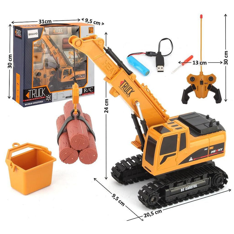 Remote Control Crane with Accessories - BLL - RC - 689 - 804 - Planet Junior