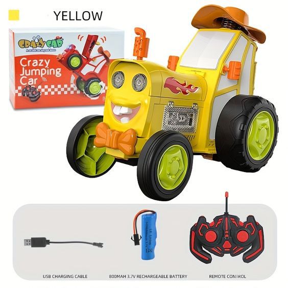 Remote Control Crazy Jumping Tractor Car - Planet Junior