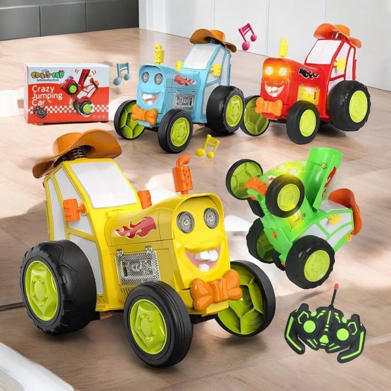 Remote Control Crazy Jumping Tractor Car - Planet Junior