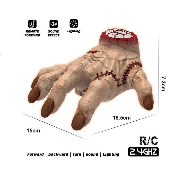 Remote Control Creepy Wednesday Walking Hand Spooky Fun in Motion - AKT - M8018 - Planet Junior