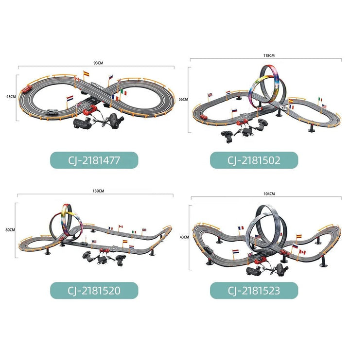 Remote Control Electric Track Racing Car with Lights – Transformer - Style Controller Charger Included - AKT - 9128D - Planet Junior