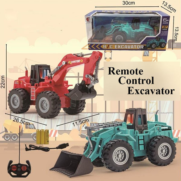 Remote Control Excavator Assorted | 1 Pcs - BLL - RC - 163 - 8217E - Planet Junior