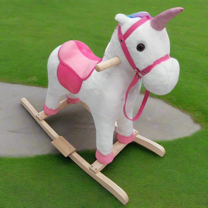 Ride - On Plush Unicorn Rocker - BLL - RH - 0060 - Planet Junior