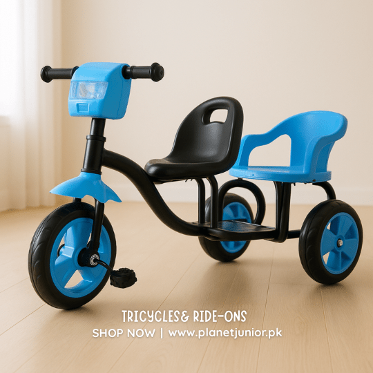 RideAway Tricycle with Double Set - BLL - T - 221F - Planet Junior