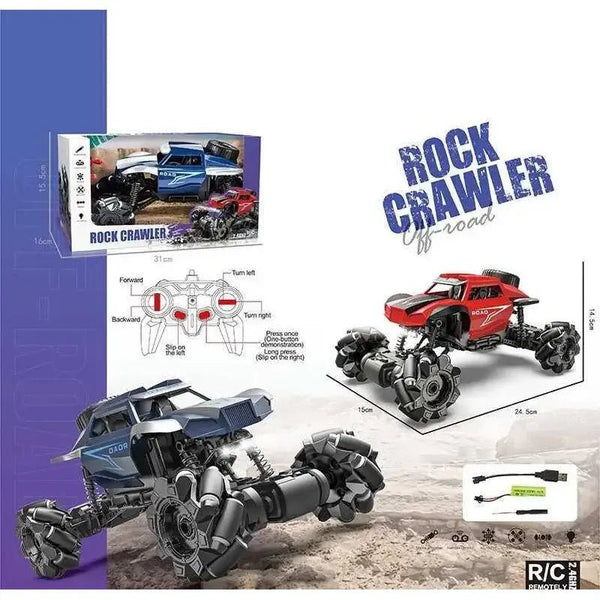 Rock Crawler Off Road Remote Control 2.4GHz Jeep - SLT16849 - Planet Junior