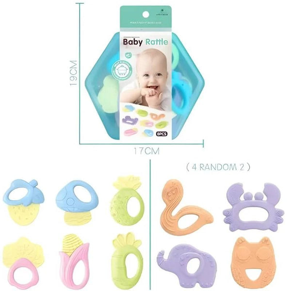 Safe and Durable Teether Rattle for Babies - 3174 - Planet Junior