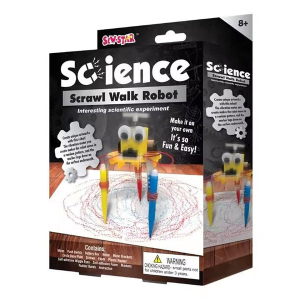 Science Scrawl Walk Robot Interesting Scientific Experiments - ST21774 - Planet Junior