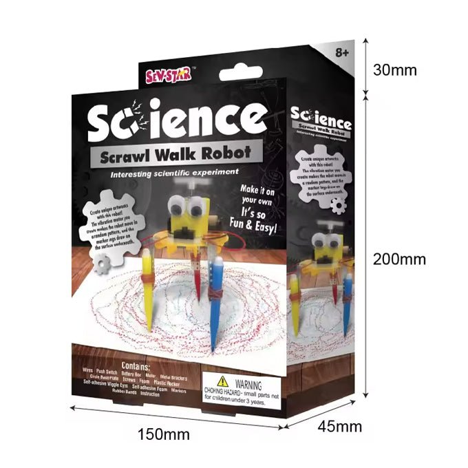 Science Scrawl Walk Robot Interesting Scientific Experiments - ST21774 - Planet Junior