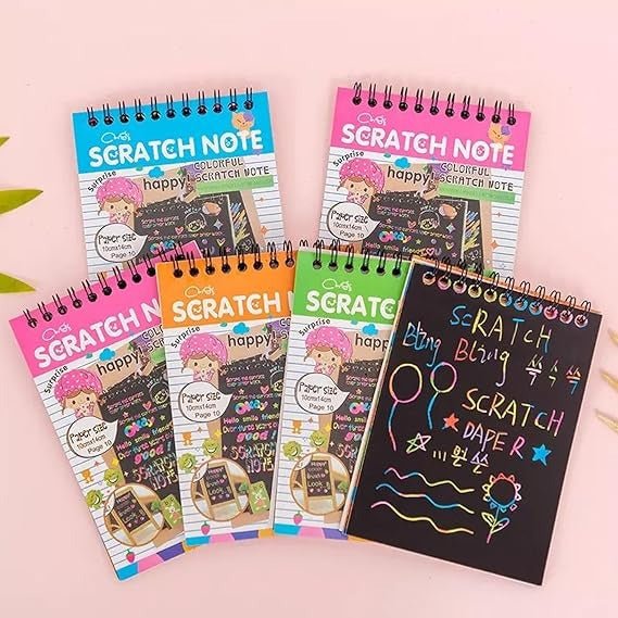 Scratch Art Paper Notebook β Planet Junior