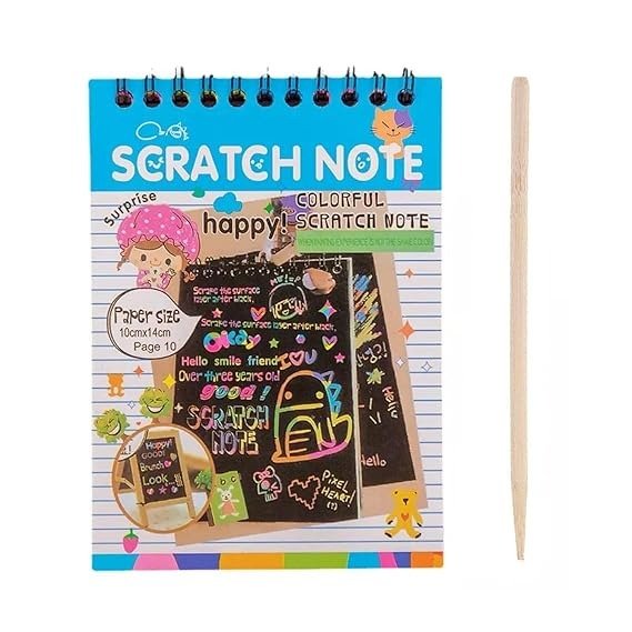 Scratch Art Paper Notebook - ASC55 - Planet Junior