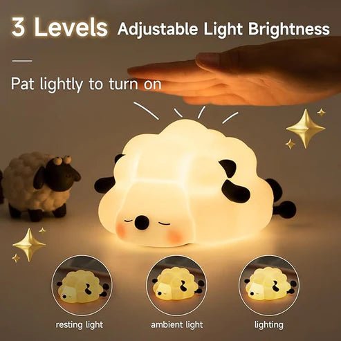 Sheep Silicone Night Light – Multicolour Bedside Lamp for Kids - UT - 3011 - Planet Junior