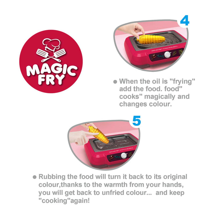 Sizzle & Serve Deep Fryer – Color - Changing Kitchen Playset - AKT - A550 - Planet Junior