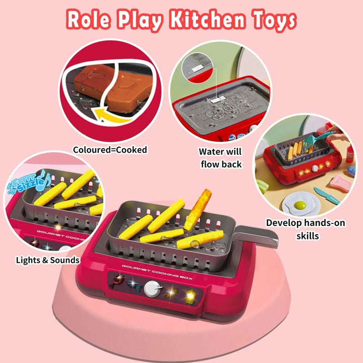 Sizzle & Serve Deep Fryer – Color - Changing Kitchen Playset - AKT - A550 - Planet Junior