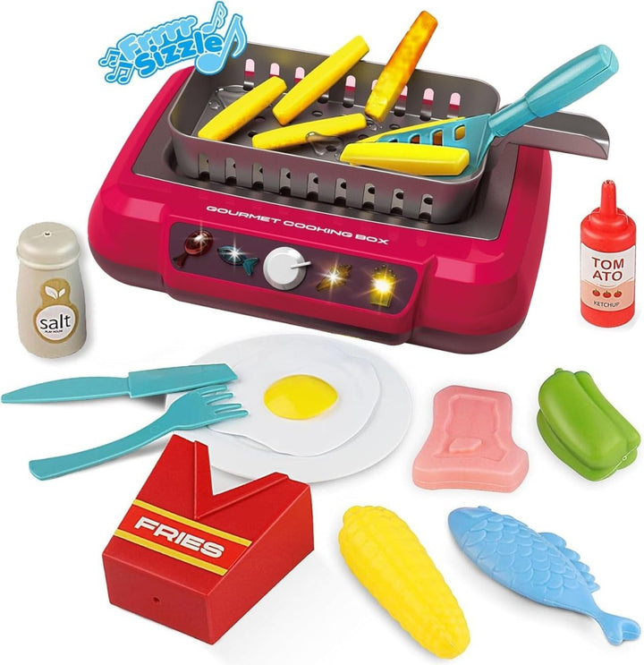 Sizzle & Serve Deep Fryer – Color - Changing Kitchen Playset - AKT - A550 - Planet Junior