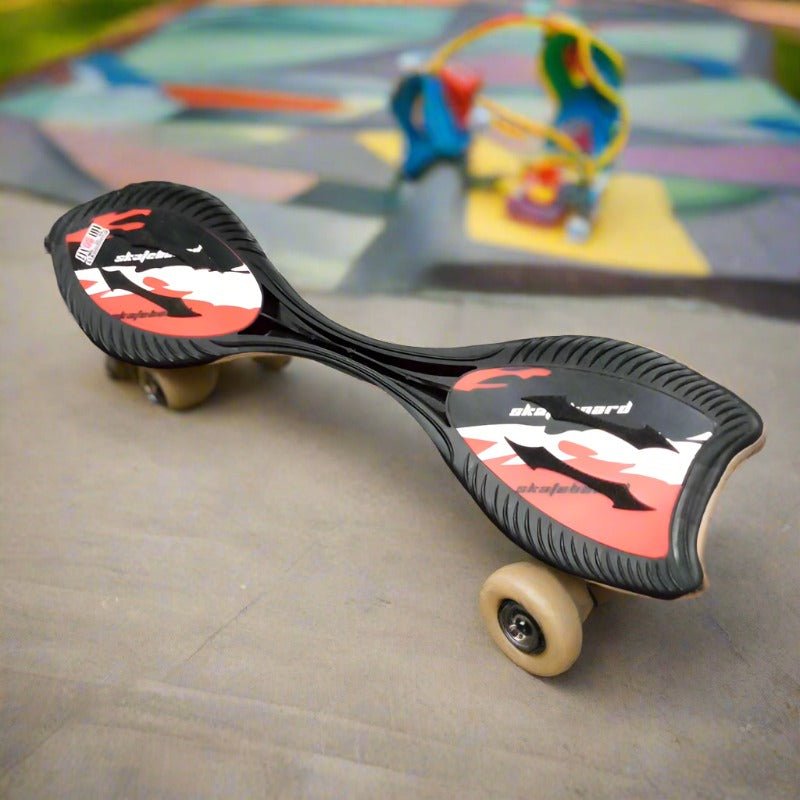 Skateing Board | Black with White & Red - BLL - SKT - 0593 - Planet Junior