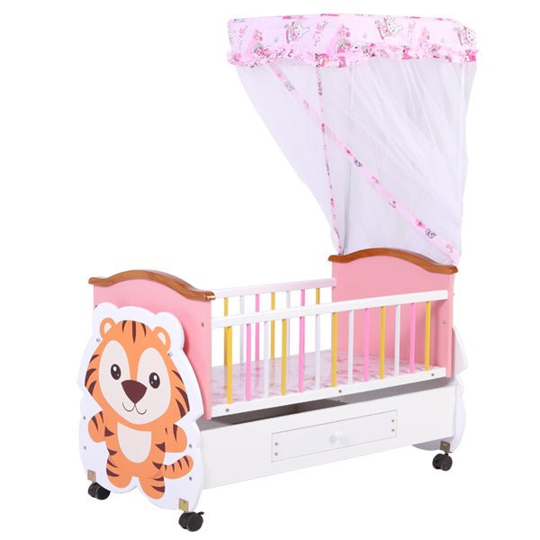 SlumberNest Baby Cot with Drawer - BLL - BC - 003 - 2AK - Planet Junior