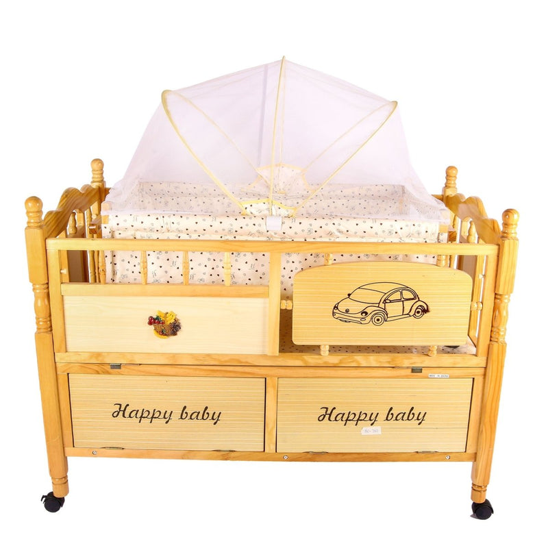 SlumberSprout Baby Cot with Swing - BLL - BC - 710 - Planet Junior