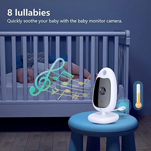 Smart Baby Video Monitor – HD Camera, Secure Audio & Long - Range Signal - BLL-VBM-610VB - Planet Junior