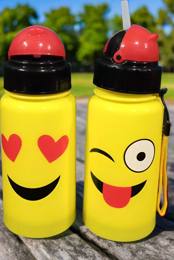 Smile Face Water Bottle | 1 Pcs - BLL - WB - 450 - 3 - Planet Junior