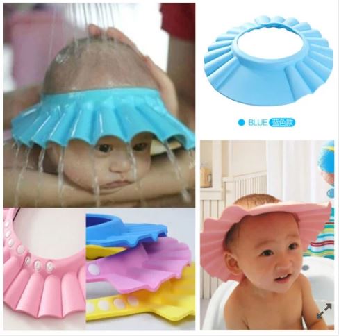 Soft and Flexible Baby Shower Cap - BLL - BT - 1629PD - Planet Junior