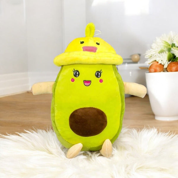 Soft Avocado Plush Figure with Cap | 12 Inch - SSTAVAC - Planet Junior