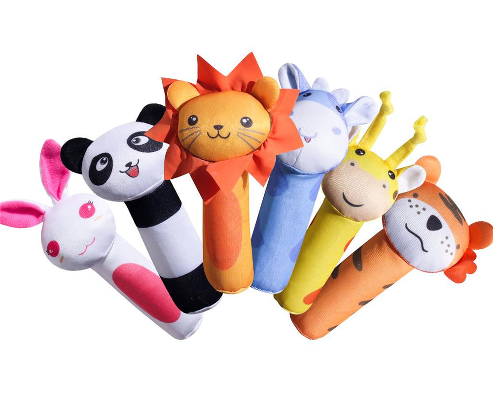 Soft baby rattle on sale