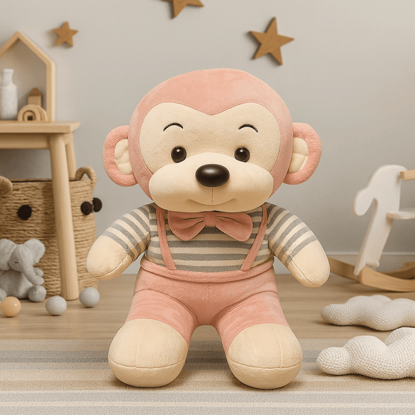 Soft Dressed Plush Monkey - ST14017BS - 1 - Planet Junior
