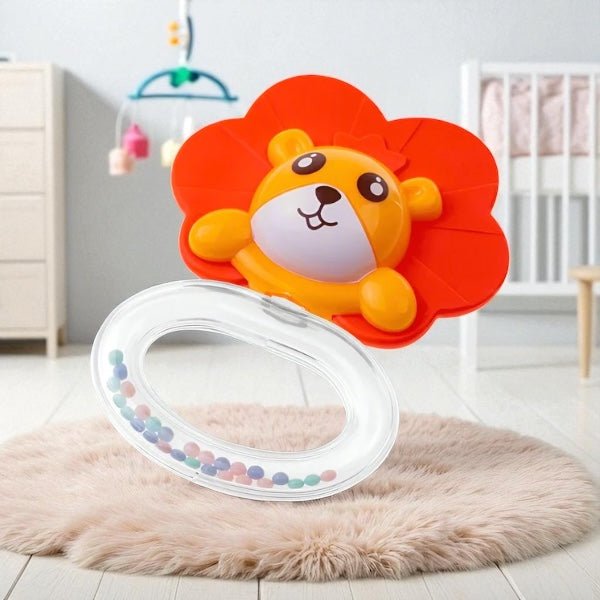Soft Sound Rattle Toy In Cute Lion Shape - BLL - RT - 0160HE - Planet Junior