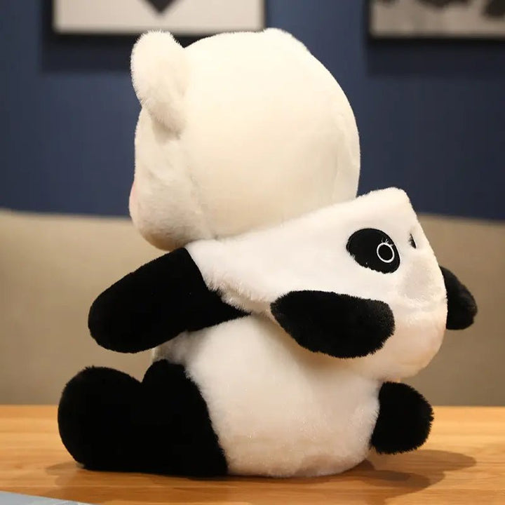 Soft Stuffed Panda Bear with Cap - SSTRBRS - 1 - Planet Junior