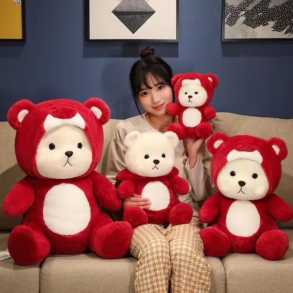 Soft Stuffed Teddy Bear with Cap - SSTRBRS - Planet Junior