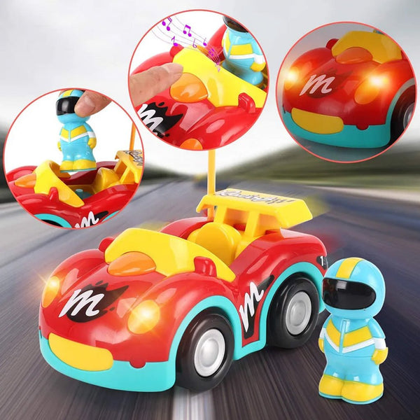 Space Cartoon Remote Control Car with Music and Lights - BLL - RC - 6625 - Planet Junior